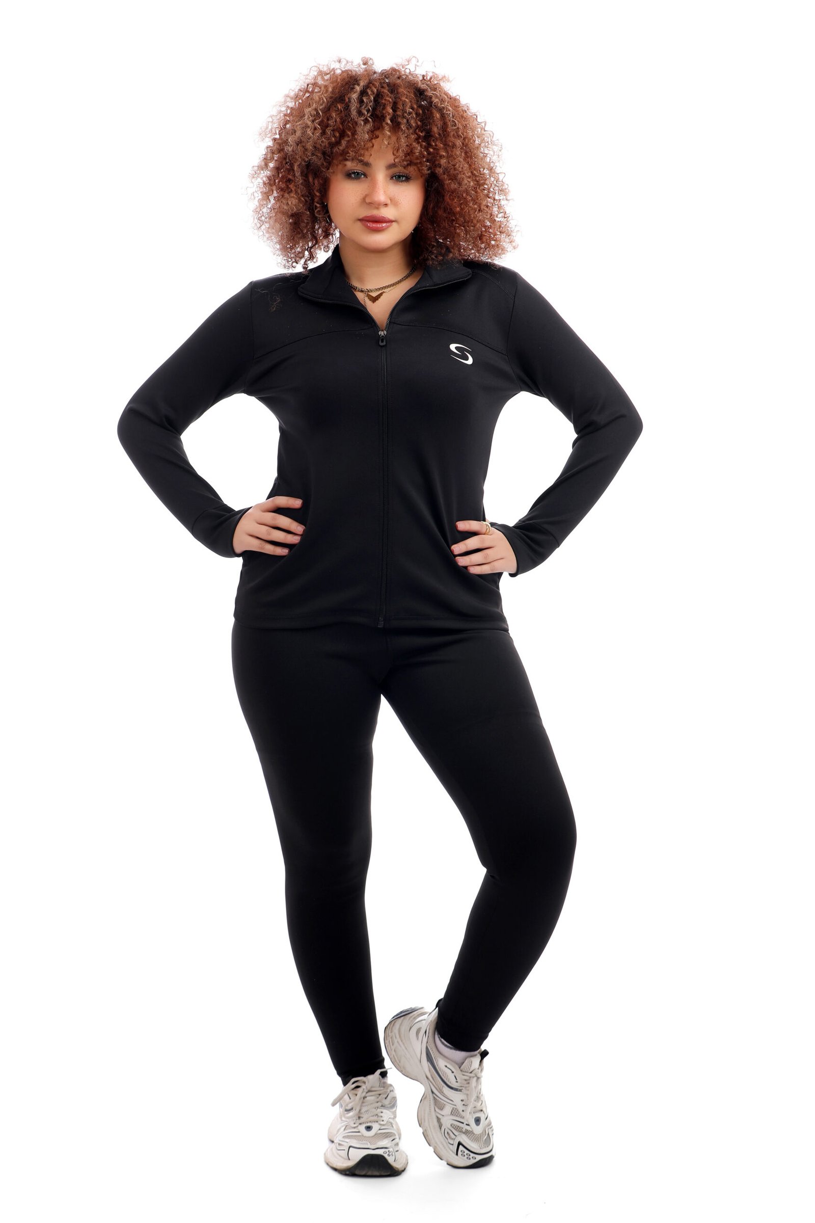 اسود 3 طقم رياضي نسائي كامل - Its Store