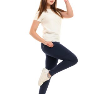 Girls' leggings with pocket